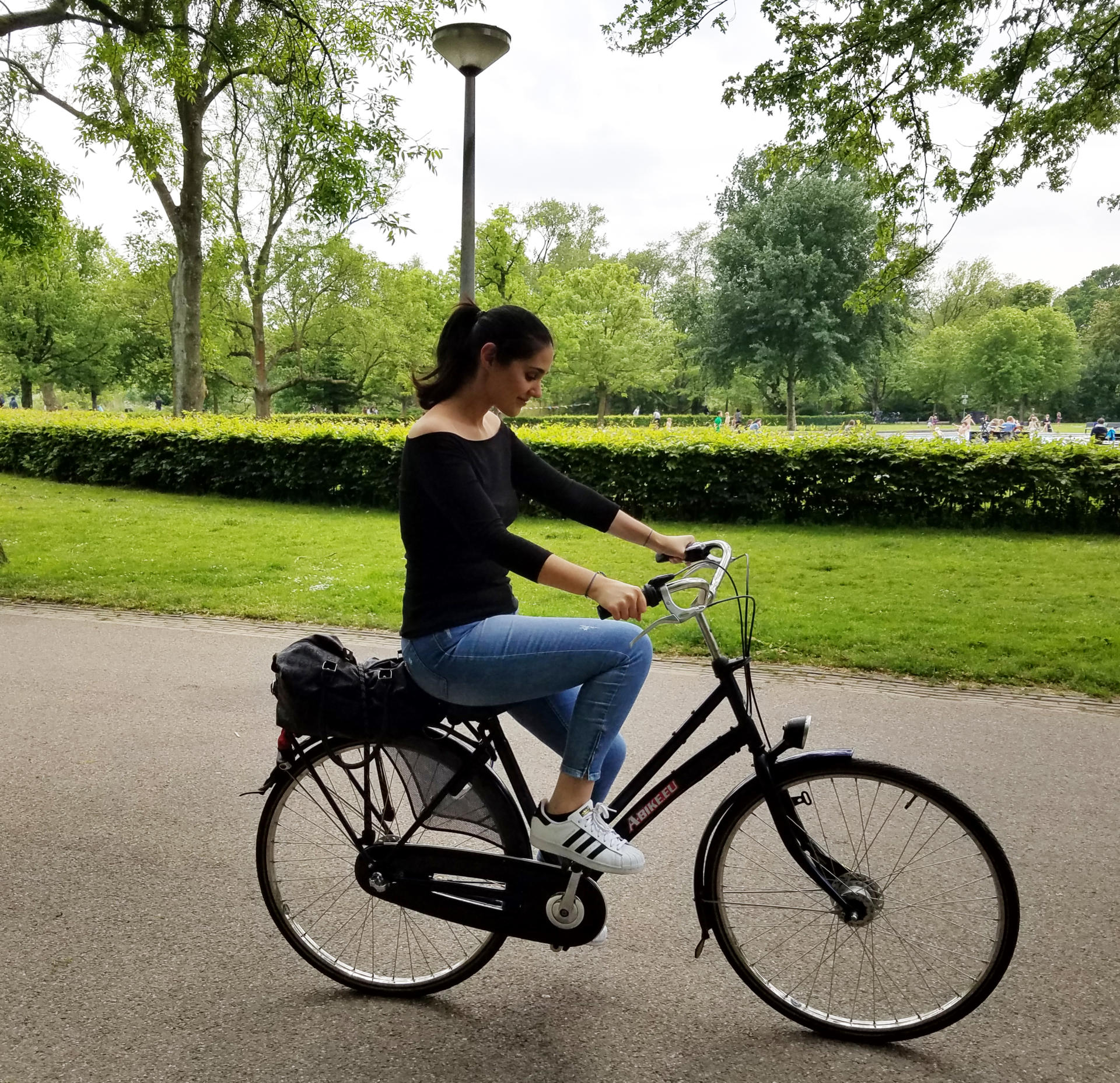 Biking in Amsterdam 