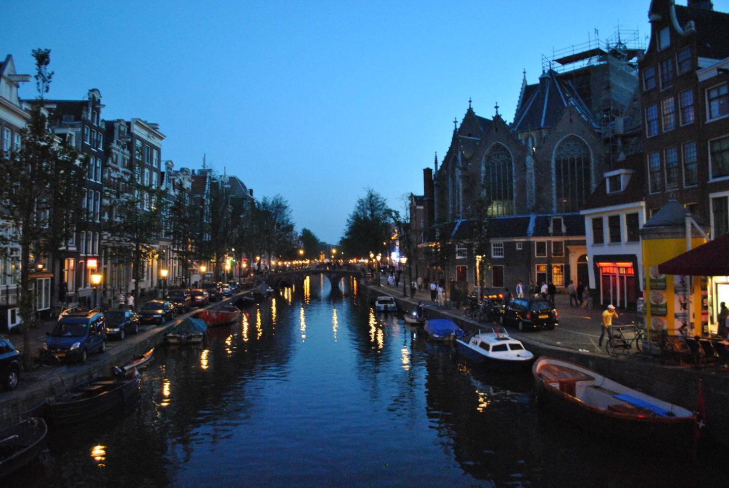 Amsterdam at night