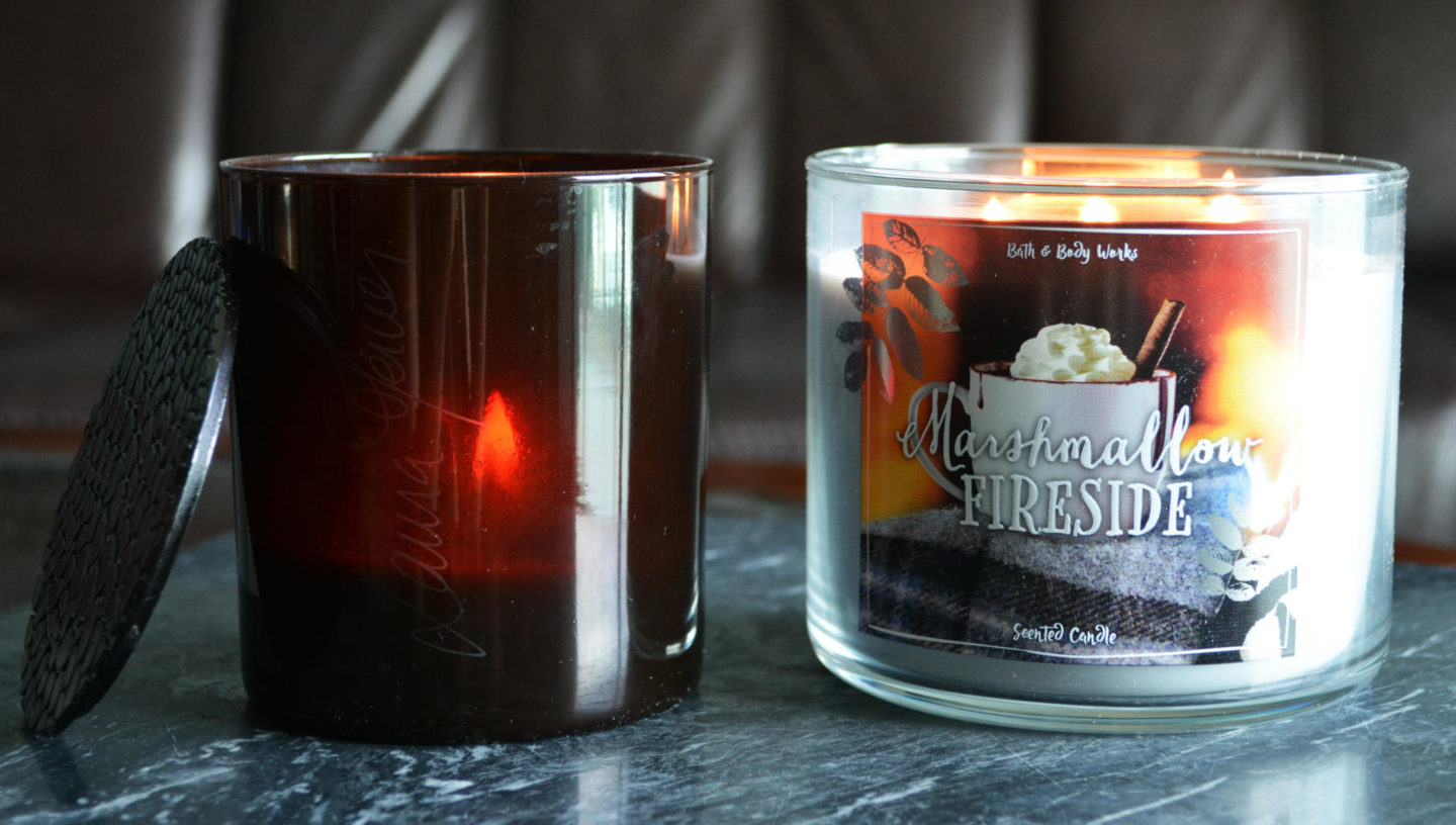 Laura Mercier Candle Bath and Body Works Marshmellow Fireside