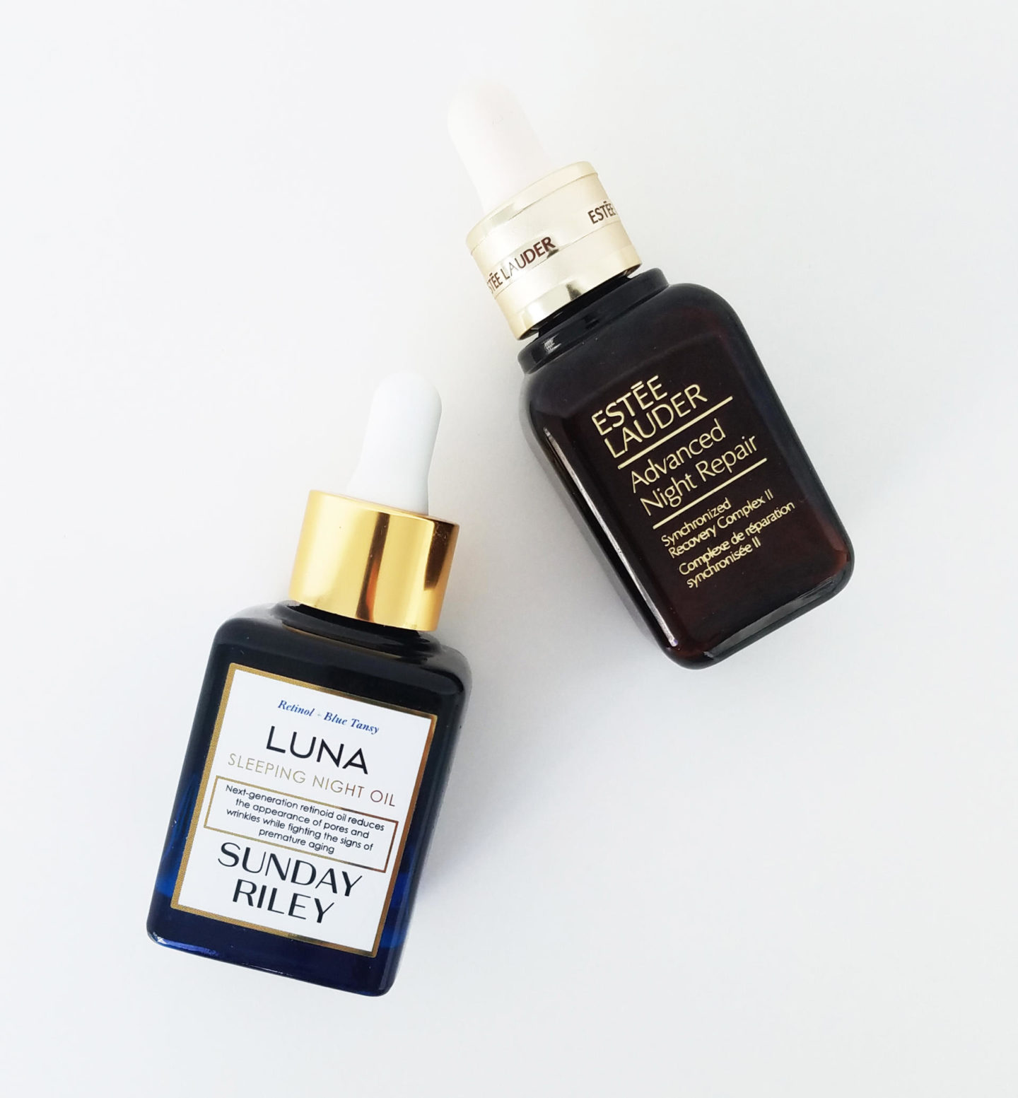 Estee Lauder Advance Night Repair, Sunday Riley Luna