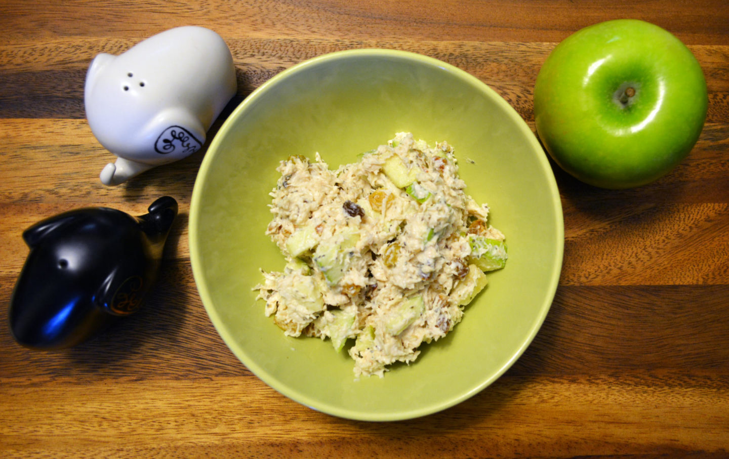 Chicken Salad with Granny Smith Apples, Golden Raisins & Walnuts