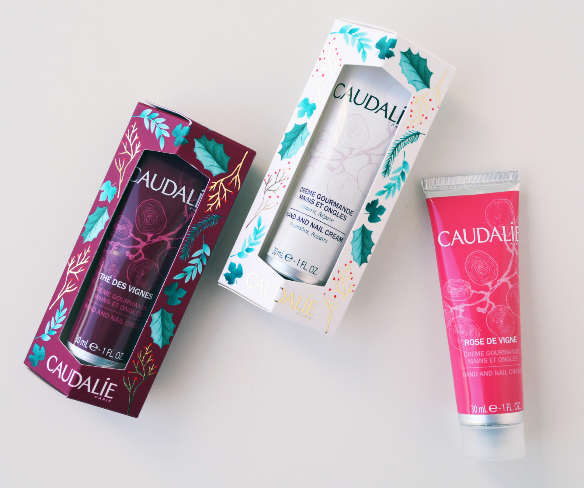 Caudalie Hand and Nail Cream Trio