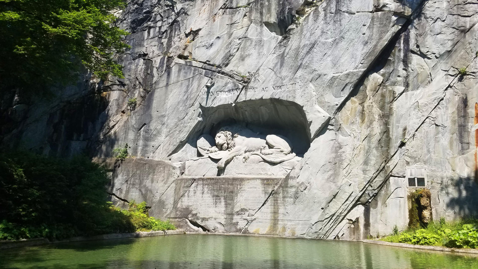 Dying Lion of Lucerne Monument