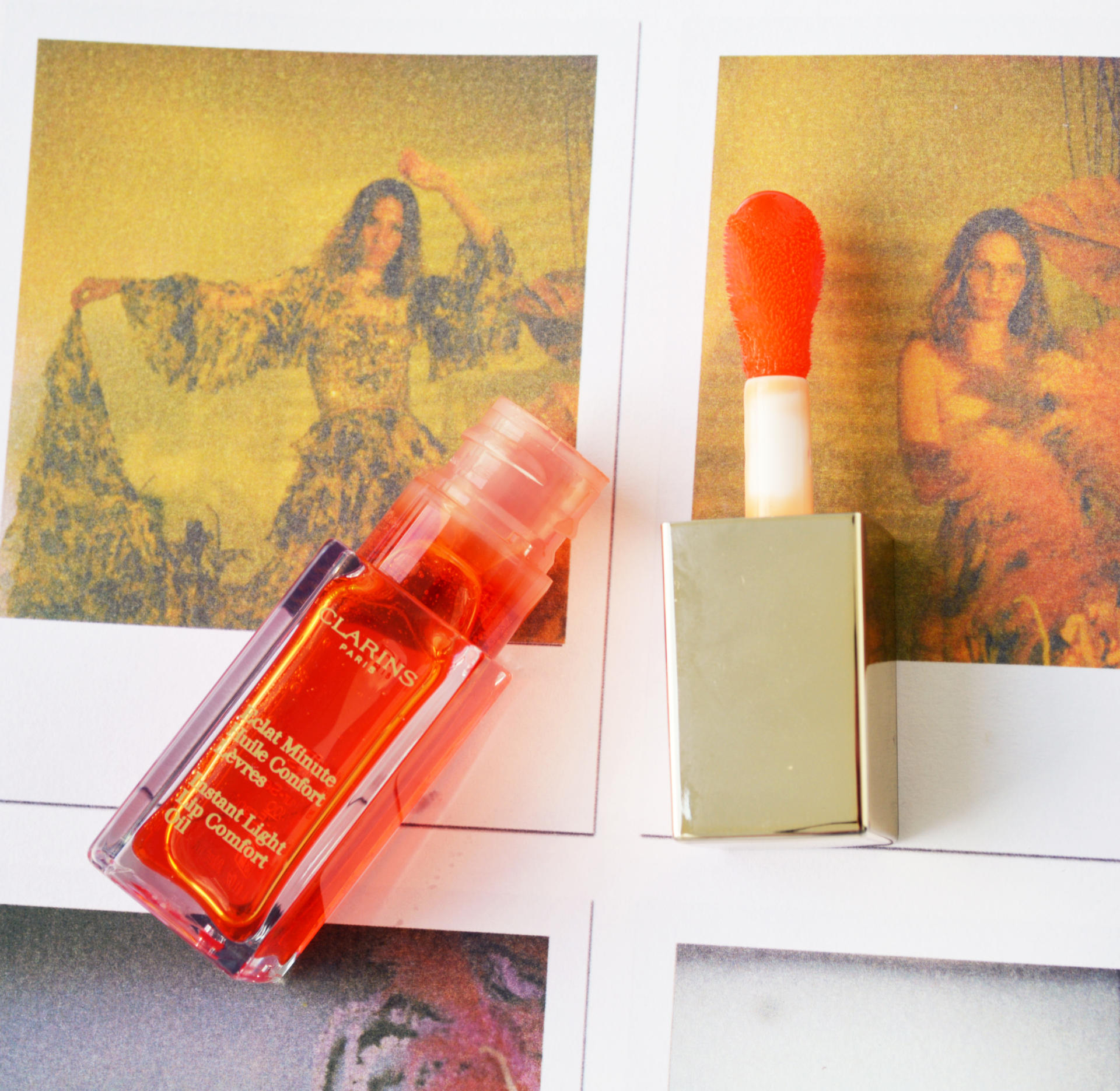 Clarins Instant Light Lip Comfort Oil Tangerine