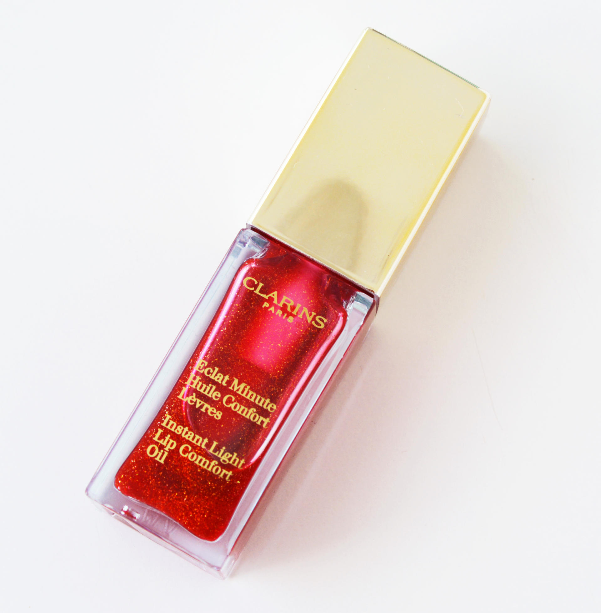 Clarins Instant Light Lip Comfort Oil 09 red berry glam
