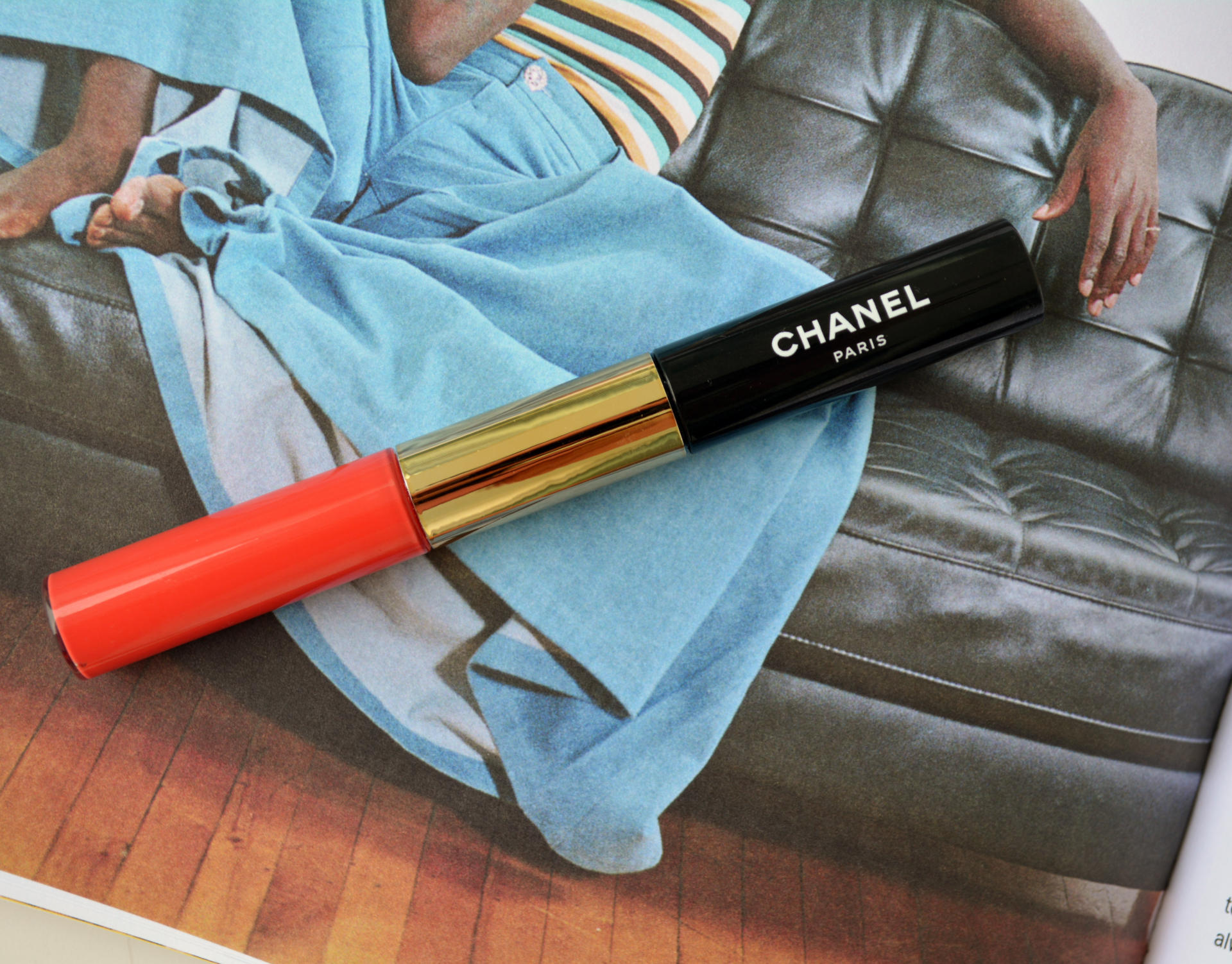 CHANEL Rouge Double Intensite Duo Lip Colour Gloss # 109 Orange Blood
