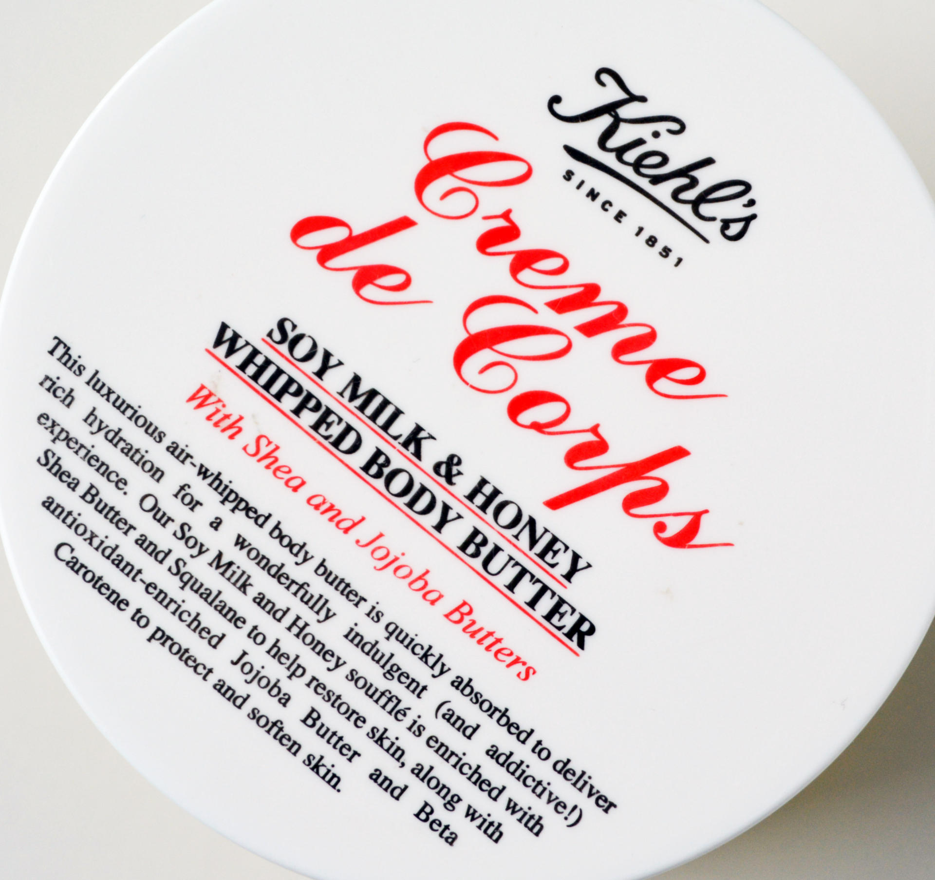 Kiehl's Creme de Corps Soy Milk & Honey Whipped Body Butter (8 oz/$39.00)