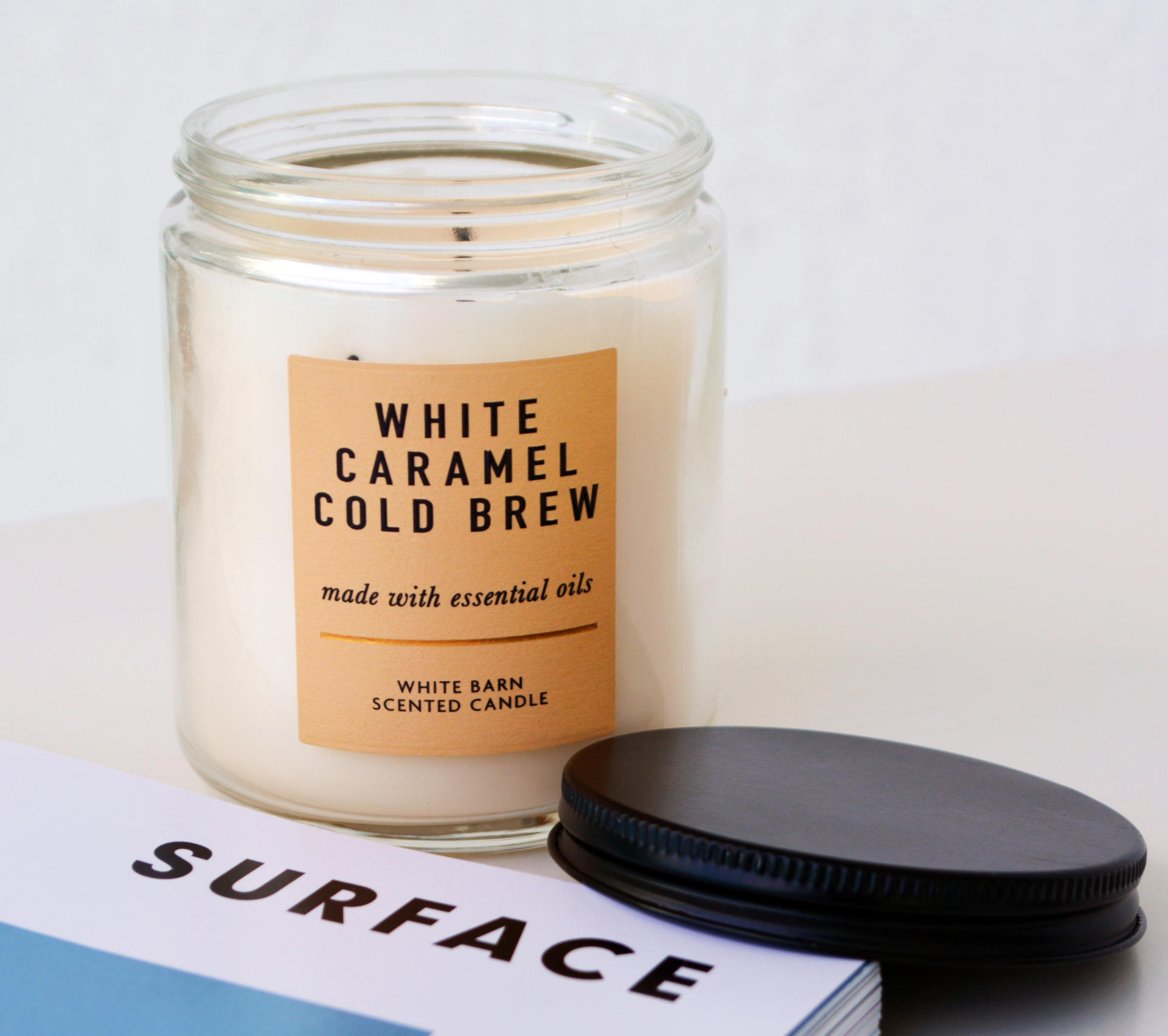 Bath and Body Works White Caramel Cold Brew Candle