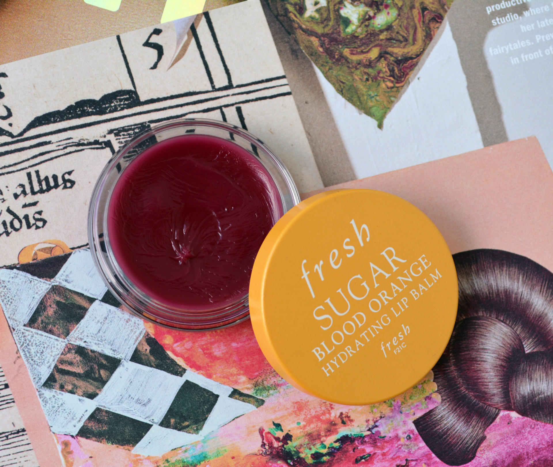 Fresh Sugar Hydrating Lip Balm in Blood Orange